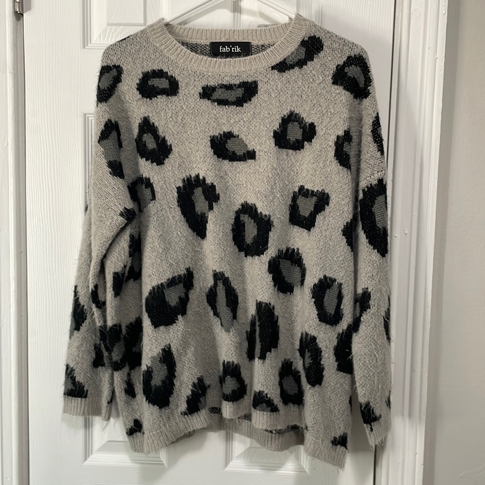 Fabrik animal print sweater